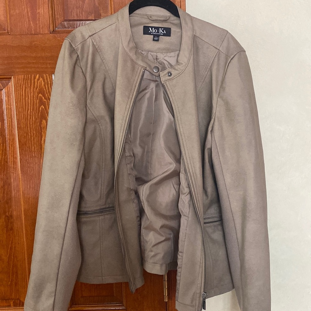 Faux Leather Jacket